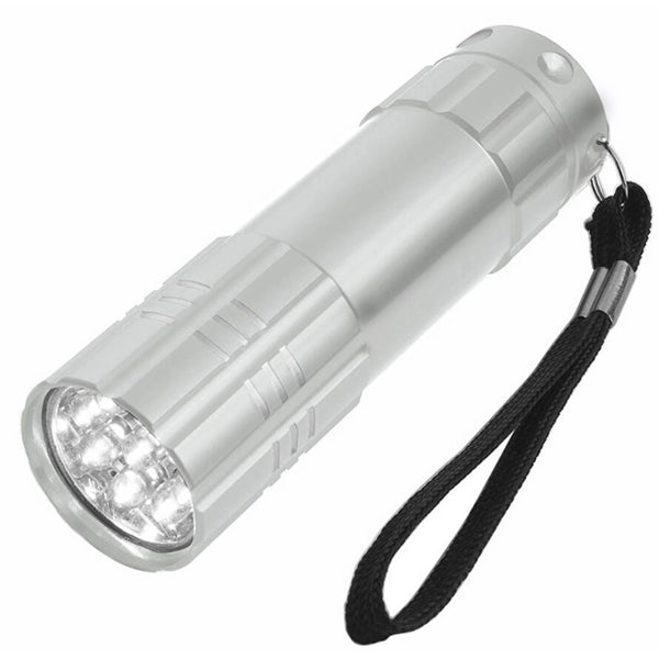Aluminum LED Flashlight with Strap