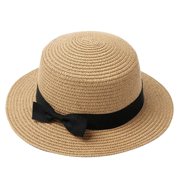 Summer Bowknot Straw Hat