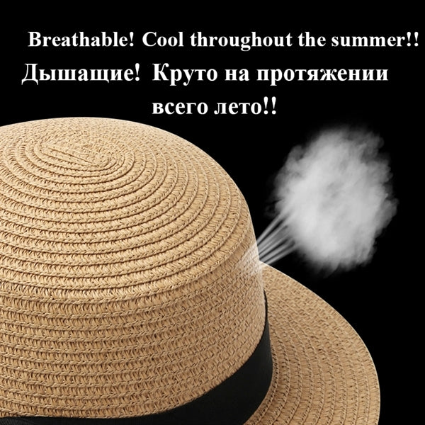 Summer Bowknot Straw Hat