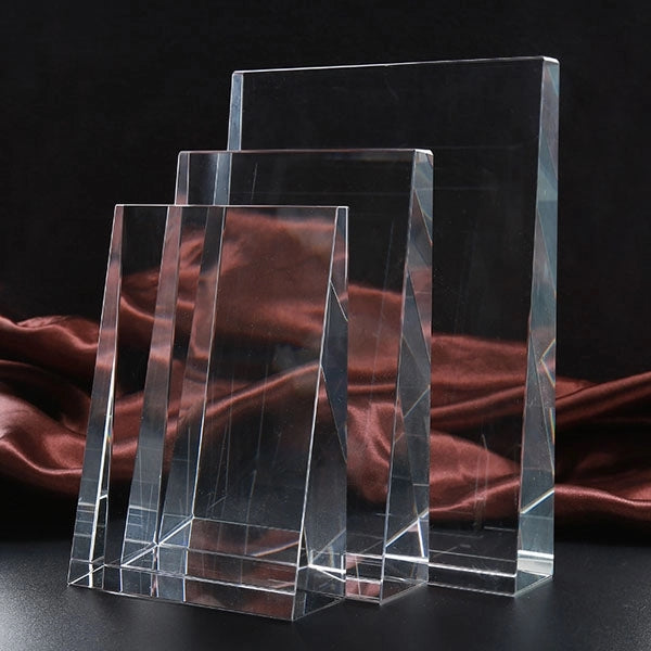Crystal Glass Plaque Award