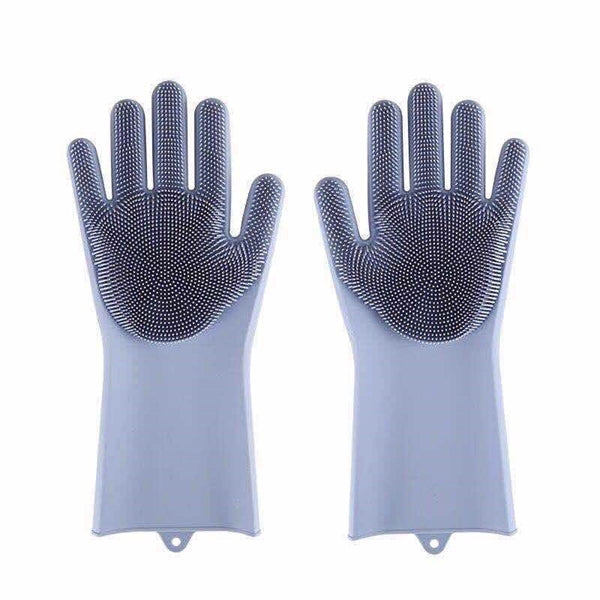 Silicone Brushed Dishwashing Gloves