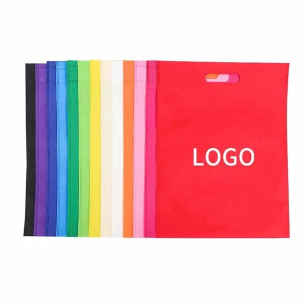 Non-Woven Cut-Out Handle Tote Bag