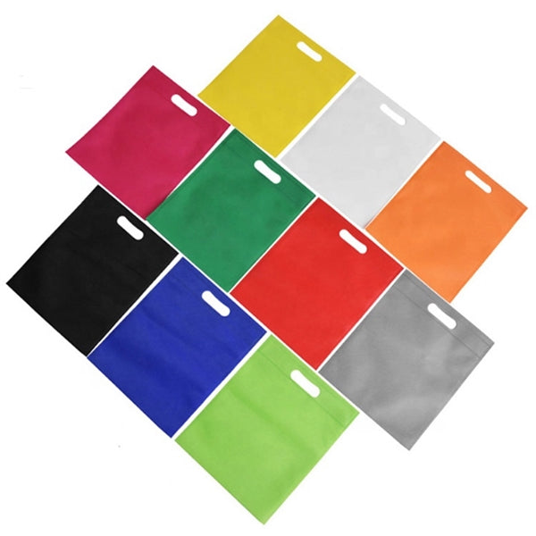 Non-Woven Cut-Out Handle Tote Bag