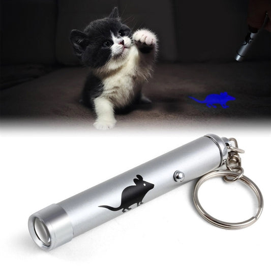 Funny Pet Cat Mouse Fish Laser Projection