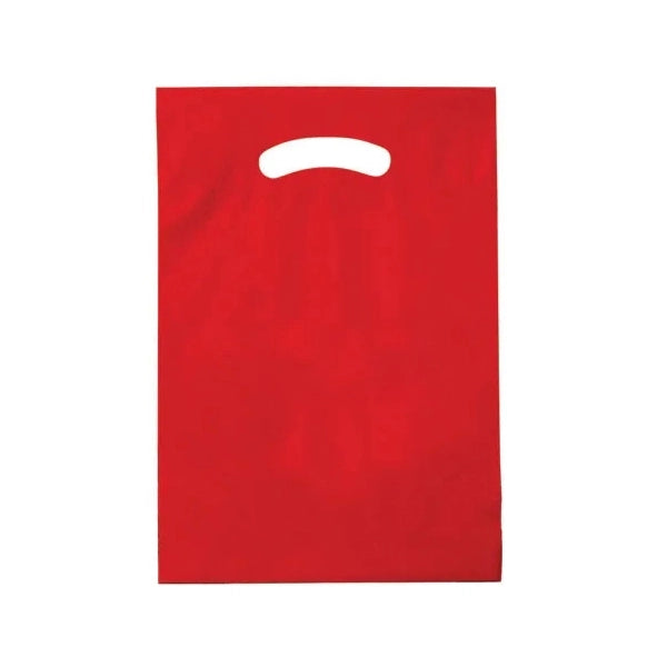 9" x 12" Plastic Bag with Fold Over Die Cut Handles