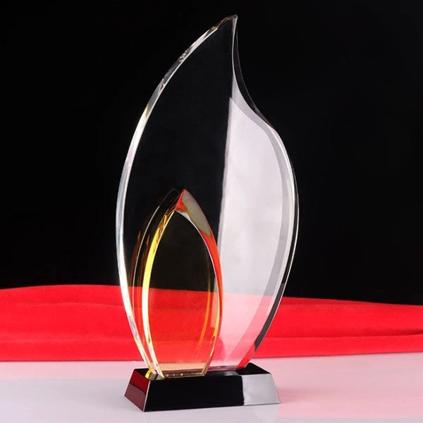 Modern Crystal Trophy Glass Award