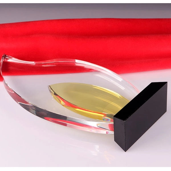 Modern Crystal Trophy Glass Award