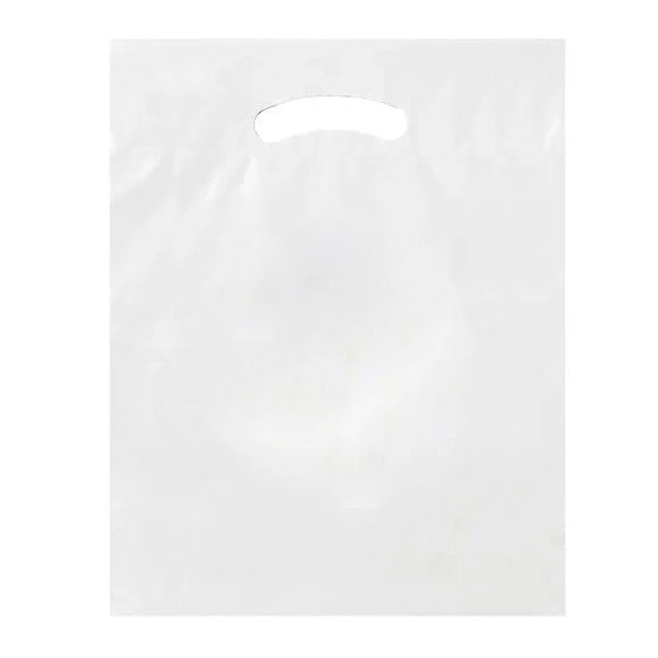 12" x 16" x 3" Biodegradable Reinforced Handle Plastic Bags