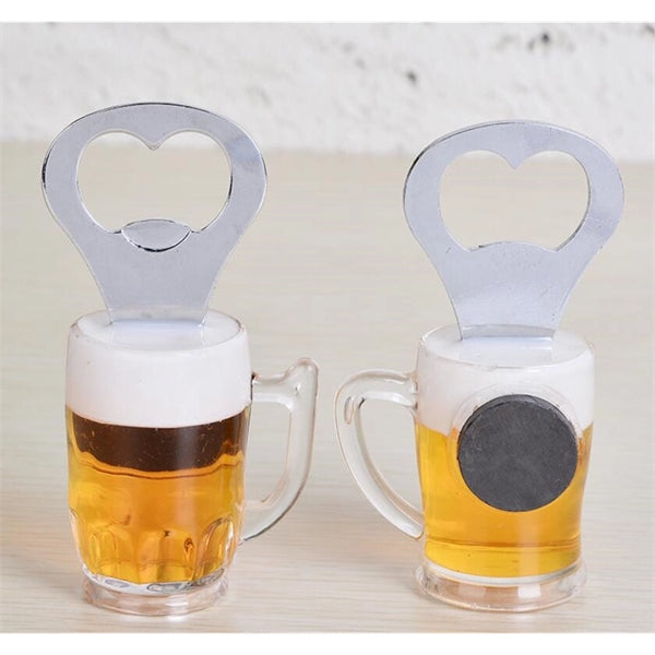 Beer Mug Opener With Fridge Magnet