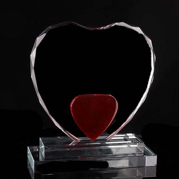Crystal Red Love Trophy