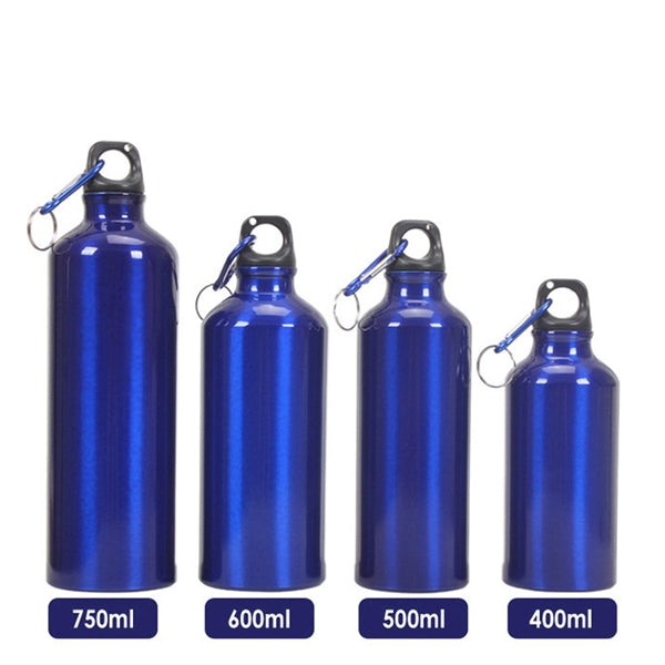 16oz Aluminum Sports Drink Bottle With Carabiner