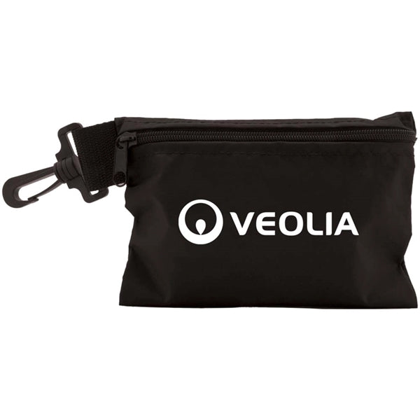 Zippered Valuables Clip on Pouch