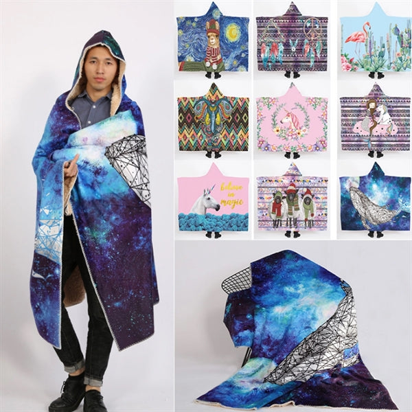 Hooded Blanket Cloak