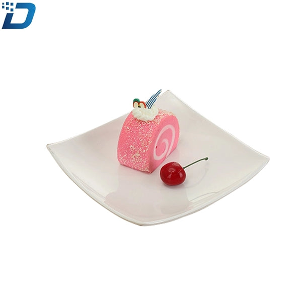 White Hotel Melamine Dinner Plate