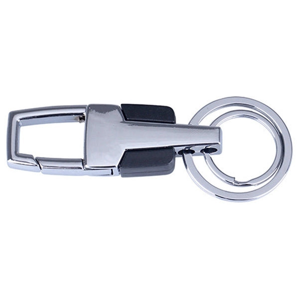 Metal Keychain With Double Rings
