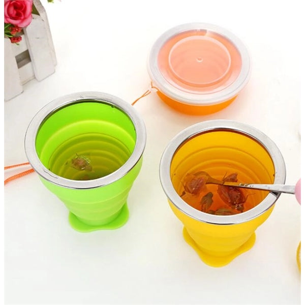 Retractable Folding Cups