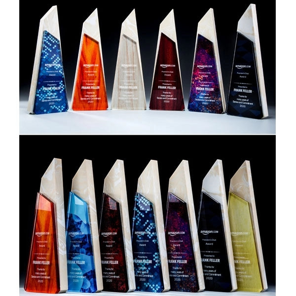 Souvenir Crystal Award Plaque