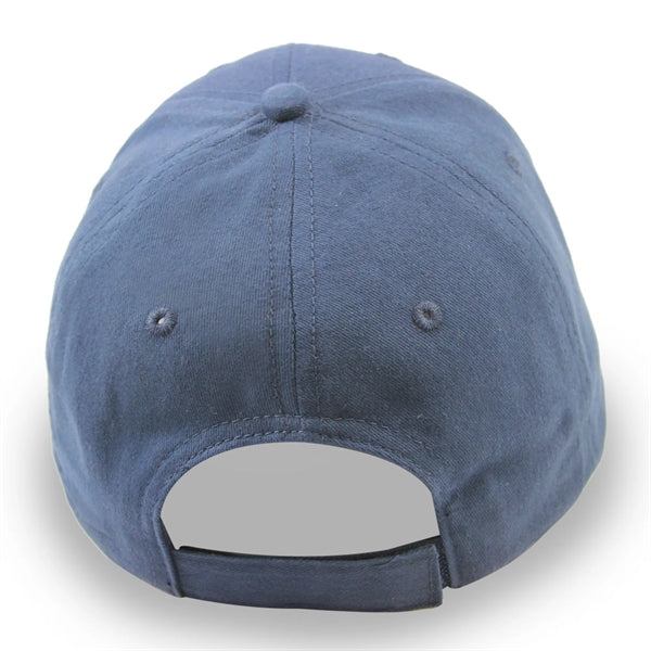 6 Panel Structured Classic Baseball Cap, Cotton Twill