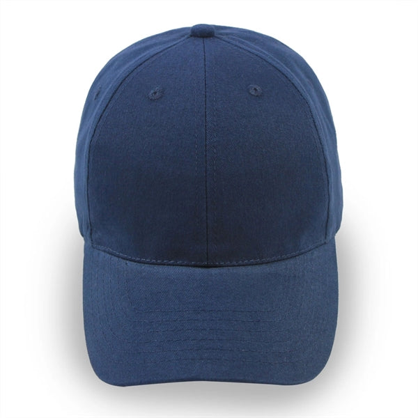 6 Panel Structured Classic Baseball Cap, Cotton Twill