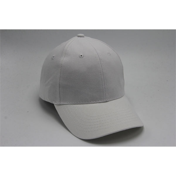 6 Panel Structured Classic Baseball Cap, Cotton Twill
