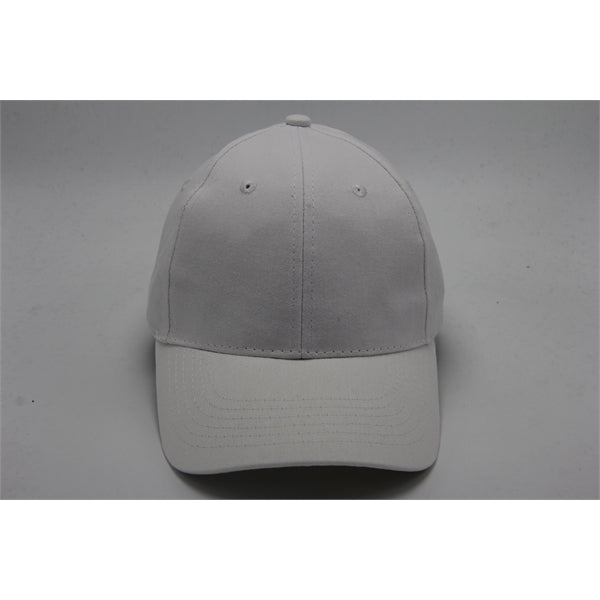 6 Panel Structured Classic Baseball Cap, Cotton Twill