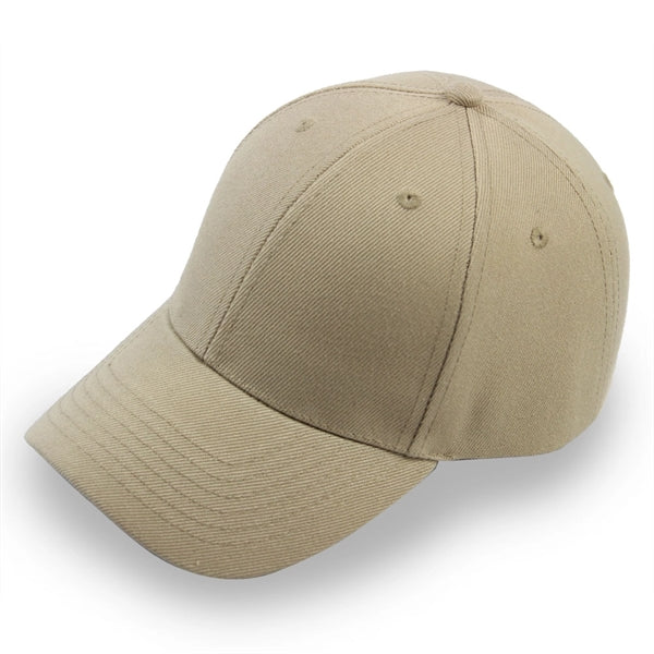 6 Panel Poly Twill Baseball Cap
