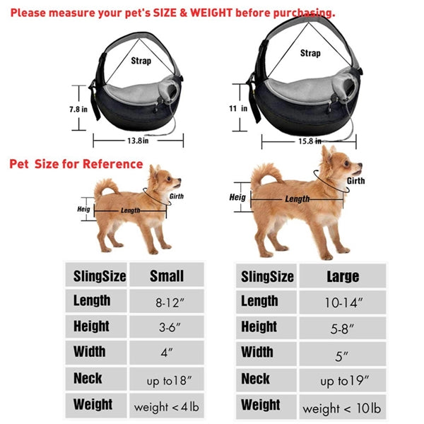Breathable Travel Bag Carrier for Dogs Cats