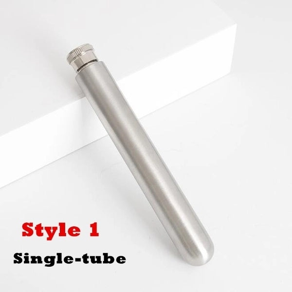 2oz Stainless Steel Hip Tube Liquor Whiskey Flasks