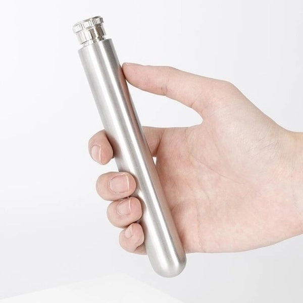 2oz Stainless Steel Hip Tube Liquor Whiskey Flasks