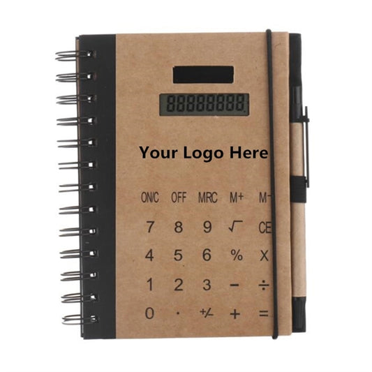 Notebook with Calculator and Pen