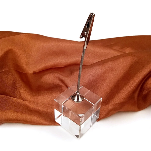 Crystal Memo Clip for Laser engraving