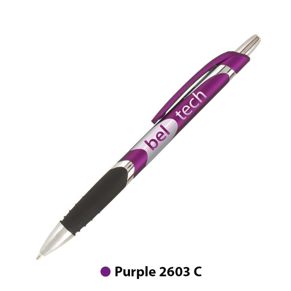 Spectrum Grip Plastic Pen (1 Color Imprint)