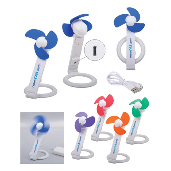 Mini Electric Fan with Rotatable Base