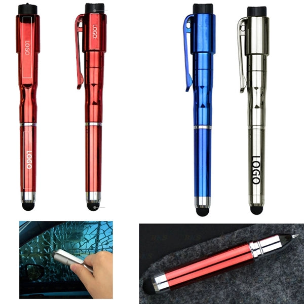 Self Defense Pen With Glass Breaker And Stylus