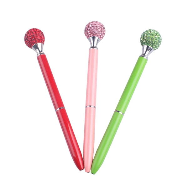 Metal Ballpoint Pen with Crystal