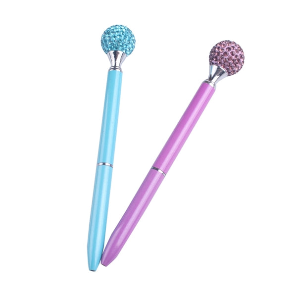 Metal Ballpoint Pen with Crystal