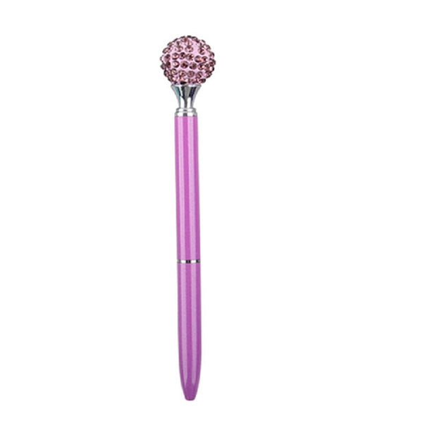 Metal Ballpoint Pen with Crystal