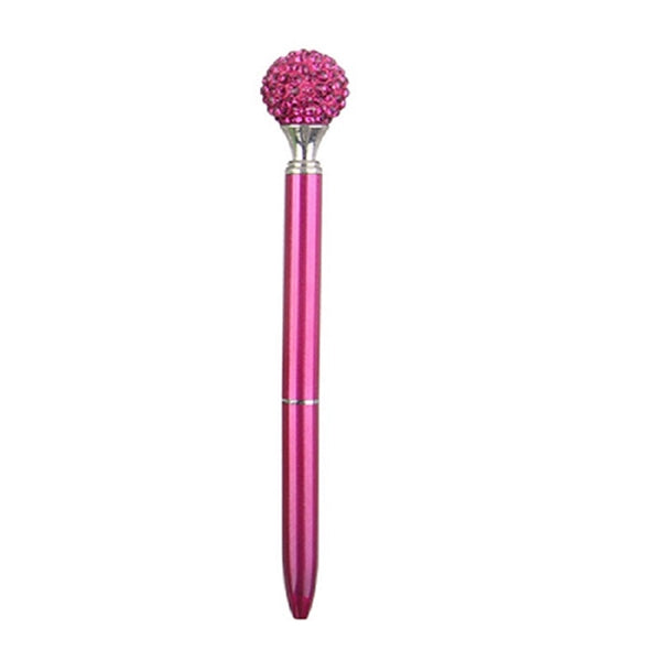 Metal Ballpoint Pen with Crystal
