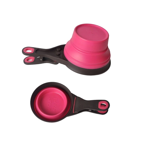 3 In 1 Pet Food Scoop Measuring Cup & Bag Clip