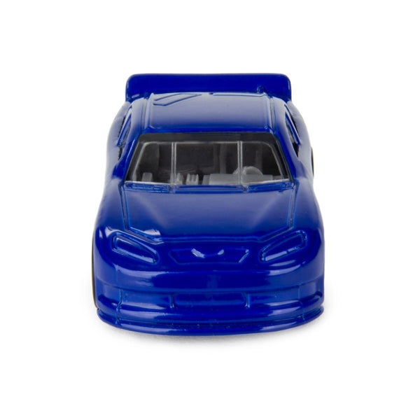 3" 1.64 Nascar style die cast car Blue Reflex C2X (u)
