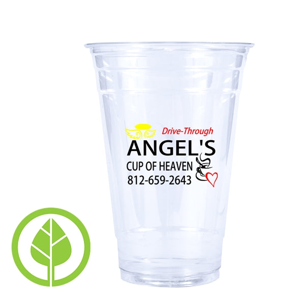 20 oz. Compostable Eco-Friendly PLA Plastic Cup