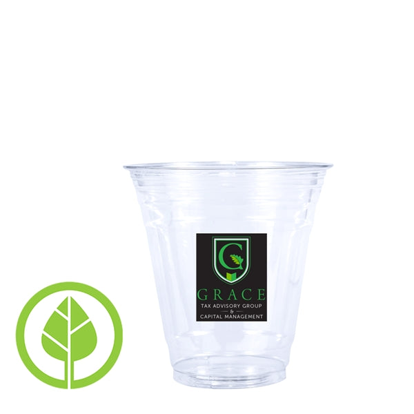 12 oz. Compostable Eco-Friendly PLA Plastic Cup