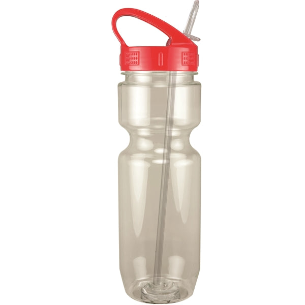22 oz. Translucent Bike Bottle with Sport Sip Lid & Straw