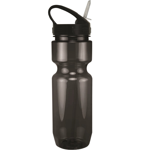 22 oz. Translucent Bike Bottle with Sport Sip Lid & Straw