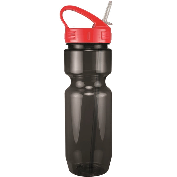22 oz. Translucent Bike Bottle with Sport Sip Lid & Straw