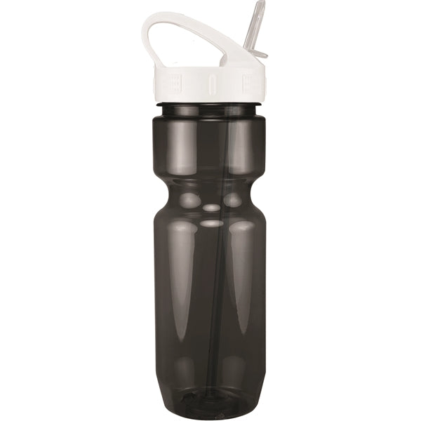 22 oz. Translucent Bike Bottle with Sport Sip Lid & Straw