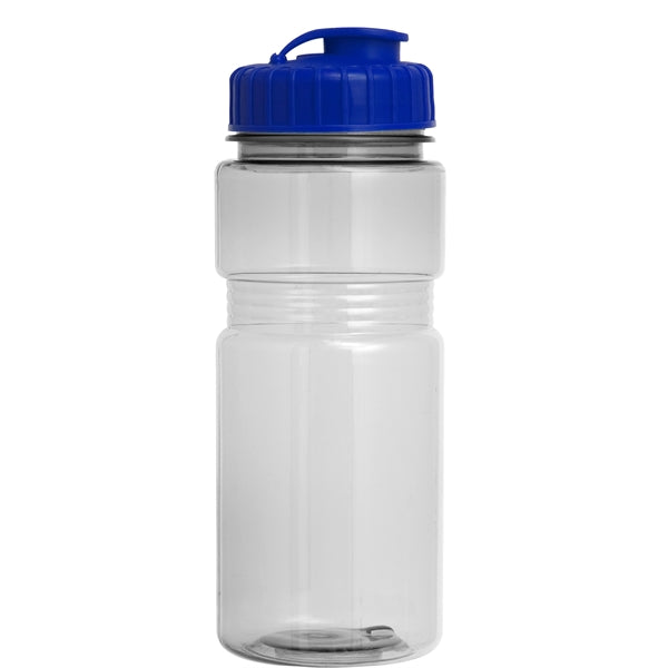 20 oz. Translucent Recreation Bottle with Flip Top Lid