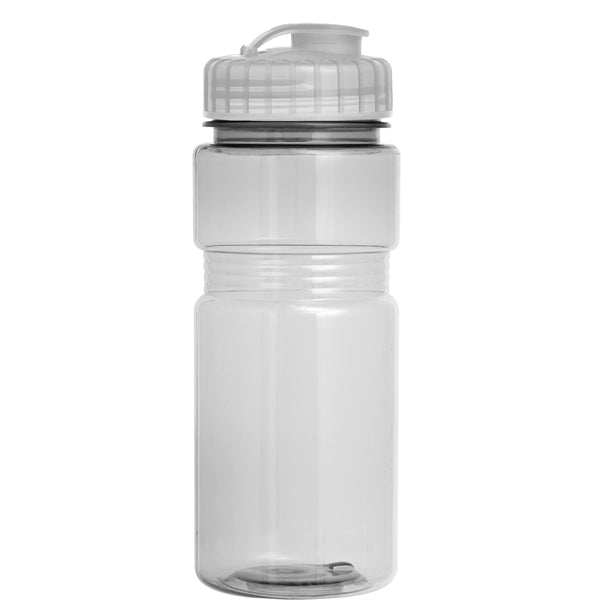 20 oz. Translucent Recreation Bottle with Flip Top Lid