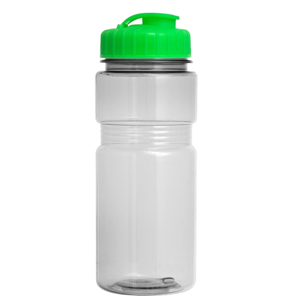 20 oz. Translucent Recreation Bottle with Flip Top Lid