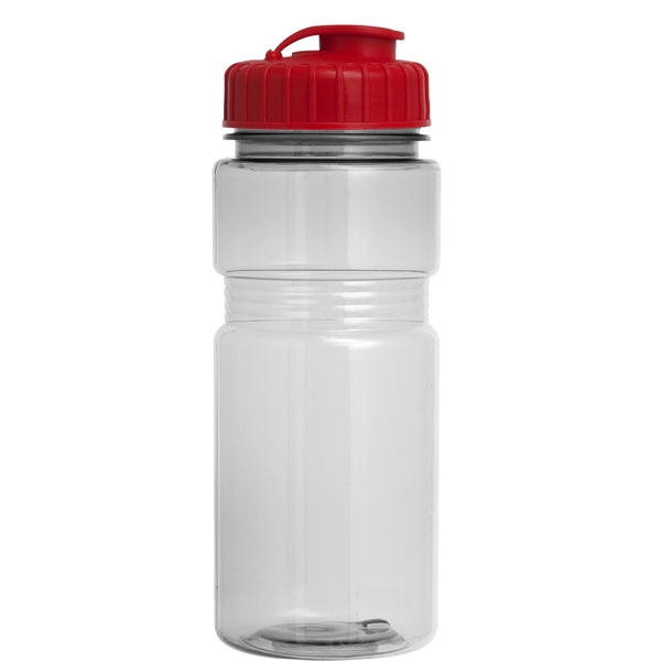 20 oz. Translucent Recreation Bottle with Flip Top Lid